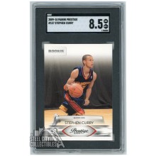 Stephen Curry 2009-10 Panini Prestige Rookie Card #157 SGC 8.5 NM-MT+