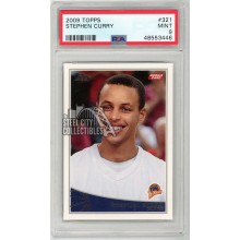 Stephen Curry 2009-10 Topps Rookie Card #321 PSA 9