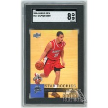Stephen Curry 2009-10 Upper Deck Star Rookies #234 SGC 8 NM-MT