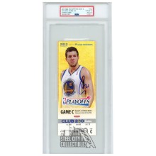Stephen Curry Autographed 2013 NBA Playoffs Round 1 Game 6 PSA 10 PSA/DNA 10
