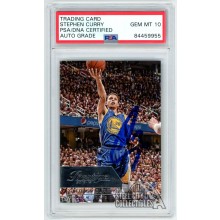 Stephen Curry 2015-16 Panini Prestige Autograph Card #124 PSA/DNA 10