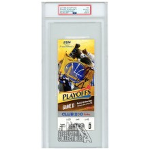 Stephen Curry Autographed 2014 NBA Playoffs Round 1 Game D Ticket PSA 10 PSA/DNA 8