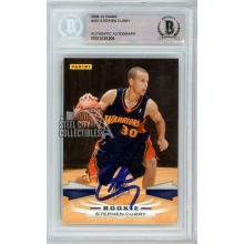 Stephen Curry 2009-10 Panini Autograph Rookie Card #307 BAS