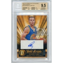 Stephen Curry 2013-14 Panini Gold Standard Auto Card #10 BGS 9.5 Auto 9 30/35