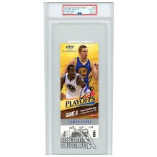 Stephen Curry Autographed 2014 NBA Playoffs Round 1 Game 4 PSA 10 PSA/DNA 10