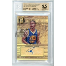 Stephen Curry 2012-13 Panini Gold Standard Auto Card #41 BGS 9.5 Auto 9 30/99