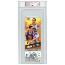Stephen Curry Autographed 2014 NBA Playoffs Round 1 Game 3 Ticket PSA 10 PSA/DNA 10