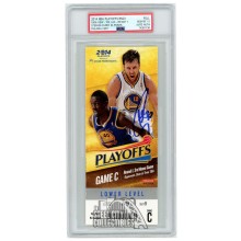 Stephen Curry Autographed 2014 NBA Playoffs Round 1 Game 6 Ticket PSA 10 PSA/DNA Authentic