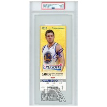 Stephen Curry Autographed 2013 NBA Playoffs Round 2 Game 6 Ticket PSA 10 PSA/DNA 10