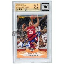 Stephen Curry 2009-10 Panini Autograph Rookie Card #372 BGS 9.5 AUTO 10