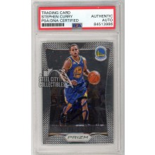 Stephen Curry 2012-13 Panini Prizm Autograph Card #72 PSA/DNA
