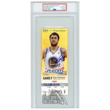 Stephen Curry Autographed 2013 NBA Playoffs Round 2 Game 4 Ticket PSA 10 PSA/DNA 9