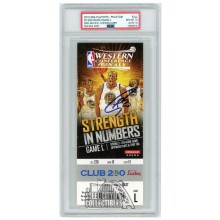 Stephen Curry Autographed 2015 WCF Round 3 Game 4 Ticket PSA 10 PSA/DNA 10