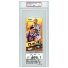 Stephen Curry Autographed 2014 NBA Playoffs Round 1 Game 3 Ticket PSA 10 PSA/DNA 9