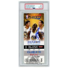 Stephen Curry Autographed 2016 NBA Playoffs Round 1 Game D Ticket PSA 9 PSA/DNA Authentic
