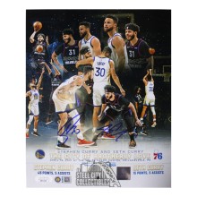 Stephen Curry Seth Curry Autographed 8x10 Basketball Photo - JSA (Brotherly Love)