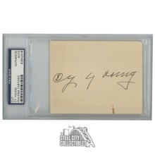 Cy Young Cut Autograph- PSA/DNA