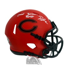 D'Andre Swift Good Better Best Autographed Chicago Bears Rave Mini Football Helmet - JSA
