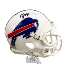DJ Moore Autographed Buffalo Bills Speed Mini Football Helmet - JSA