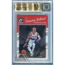 Damian Lillard 2016-17 Panini Donruss Optic Autograph Card #131 BGS 9.5 BAS 10