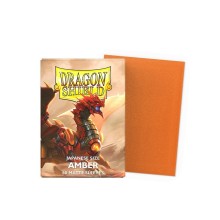 Dragon Shield Japanese Size Matte Amber Sleeves 60ct Box