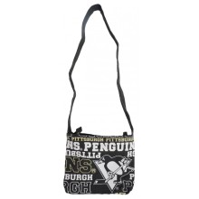 Pittsburgh Penguins NHL Wordmark Canvas Hip Tote Bag