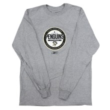 Pittsburgh Penguins Reebok NHL Hockey Club Gray Long Sleeve T-Shirt