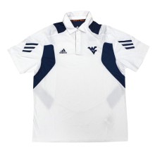 West Virginia Mountaineers WVU White Classic Polo Shirt