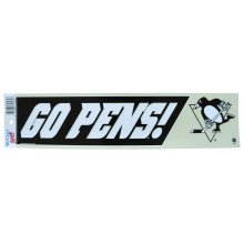 Pittsburgh Penguins NHL Go Pens Bumper Sticker