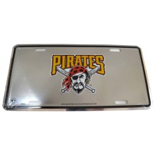 Pittsburgh Pirates Mirrored License Plate