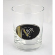 Pittsburgh Penguins NHL 14oz Double Rocks Glass