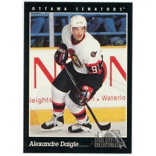 Alexandre Daigle 1993-94 Pinnacle Rookie Autograph Card #236 /1500 (Auto On Back)