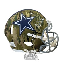 Dak Prescott Autographed Dallas Camo Authentic Full Size Helmet - BAS