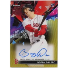 Bobby Dalbec 2021 Topps Finest Gold Refractor Rookie Autograph Card #FA-BD 24/50