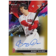 Bobby Dalbec 2021 Topps Finest Gold Refractor Rookie Autograph Card #FA-BD 43/50