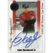 Dale Earnhardt Jr 2002 Press Pass Signings Autograph Card 63/100 (Auto Fading)