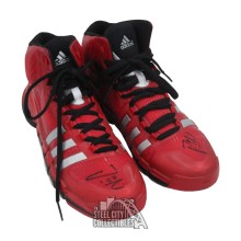 Damian Lillard Autographed Game Used Portland Basketball Sneakers - JSA - Grey Flannel