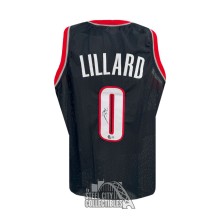 Damian Lillard Autographed Portland Custom Black Basketball Jersey - BAS