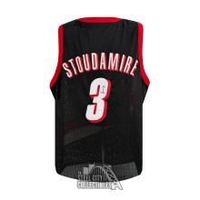 Damon Stoudamire Autographed Portland Custom Black Basketball Jersey - JSA