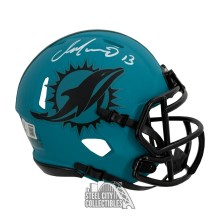 Dan Marino Autographed Miami Dolphins RAVE Mini Football Helmet - BAS