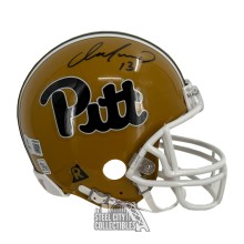 Dan Marino Autographed Pitt Panthers Throwback Mini Football Helmet - BAS