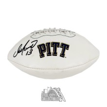 Dan Marino Autographed Pitt Panthers Rawlings White Football - BAS