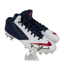 Daniel Jones Autographed Nike Vapor Speed White Football Cleats - BAS
