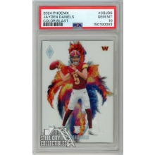 Jayden Daniels 2024 Panini Phoenix Color Blast Rookie Card #CB-JDS PSA 10