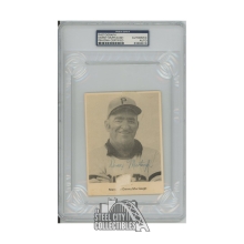 Danny Murtaugh Autographed Pittsburgh Pirates 4x5 Baseball Photo - PSA/DNA