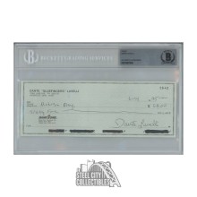 Dante Lavelli Autographed Check - BAS (Gluefingers)