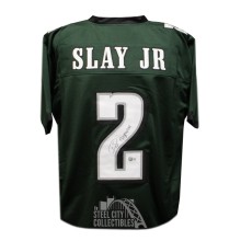 Darius Slay Autographed Philadelphia Custom Green Football Jersey Big Play Slay Inscription - BAS