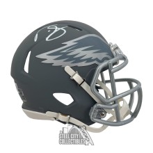 Darren Sproles Autographed Philadelphia Eagles Slate Mini Football Helmet - BAS