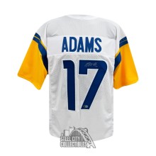 Davante Adams Autographed Los Angeles Custom White Football Jersey - BAS