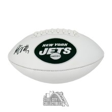 Davante Adams Autographed New York White Logo Football - BAS